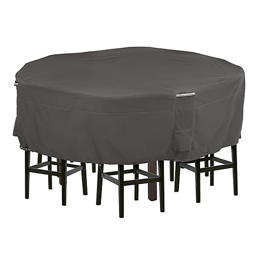 Classic Accessories Ravenna Tall Round, Tall Round Table With Chairs