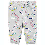 carter&#39;s&reg; Dinosaur French Terry Pull-On Pants in Grey
