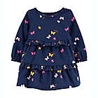 Alternate image 0 for carter&#39;s&reg; 2-Pack Size 18M Butterfly Long Sleeve Dress in Navy/Chambray