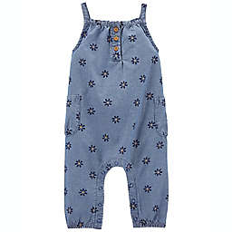 carter's® Size 18M Daisies Overall in Chambray