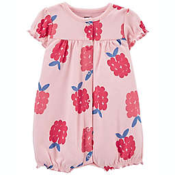 carter's® Size 3M Raspberry Snap-Up Romper in Pink