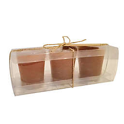 Bee & Willow™ Unscented Votive Candles in Roasted Pecan (Set of 3)