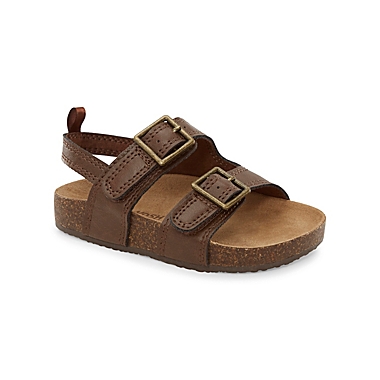OshKosh B&#39;gosh&reg; Size 4 Bruno Boys Sandal in Brown. View a larger version of this product image.