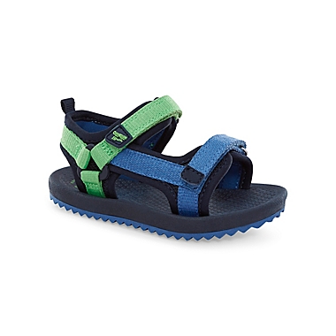 OshKosh B&#39;gosh&reg; Size 7 Pascal Sandal in Blue/Green. View a larger version of this product image.