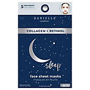 DANIELLE&reg; Creations Sleep Collagen + Retinol 5-Count Face Sheet Masks