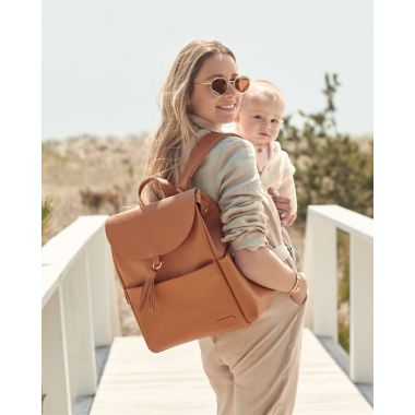 SKIP*HOP&reg; Greenwich Vari Diaper Backpack in Toffee. View a larger version of this product image.