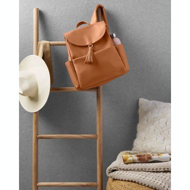 SKIP*HOP&reg; Greenwich Vari Diaper Backpack in Toffee. View a larger version of this product image.