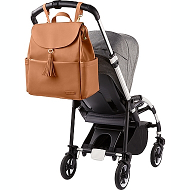 SKIP*HOP&reg; Greenwich Vari Diaper Backpack in Toffee. View a larger version of this product image.