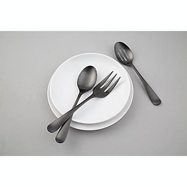 Cambridge&reg; Silversmiths Rhiannon 3-Piece Hostess Set in Satin Black. View a larger version of this product image.