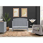 Alternate image 4 for Delta Children Sweet Beginnings Sage Curve Top 6-in-1 Convertible Crib in Grey