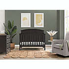 Alternate image 5 for Delta Children Sweet Beginnings Sage Curve Top 6-in-1 Convertible Crib in Stone Grey