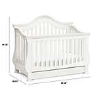 Alternate image 4 for Million Dollar Baby Classic Ashbury 4-in-1 Convertible Crib in Warm White