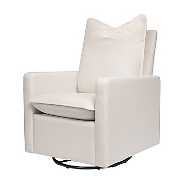 Babyletto Cali Pillowback Swivel Glider in Cream. View a larger version of this product image.
