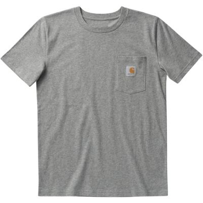Carhartt&reg; Size 4T Short Sleeve Pocket T-Shirt in Grey