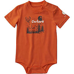 Carhartt® Nature Short Sleeve Bodysuit in Orange