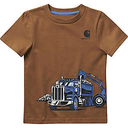 Carhartt® Short Sleeve Dump Truck Wrap T-Shirt in Brown