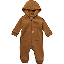 Carhartt® Fleece Hooded Coverall in Brown