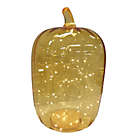Alternate image 0 for Bee &amp; Willow&trade; 16-Inch Glass LED Pumpkin in Yellow