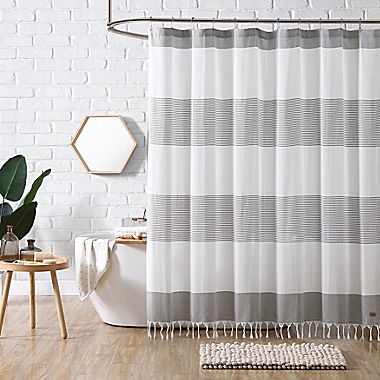 Napa Shower Curtain/Charcoal/72X96. View a larger version of this product image.