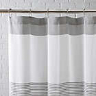 Alternate image 1 for Napa Shower Curtain/Charcoal/72X96