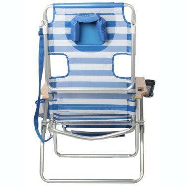 Ostrich&reg; Altitude 3-in-1 Beach Chair in Blue/White Stripe. View a larger version of this product image.