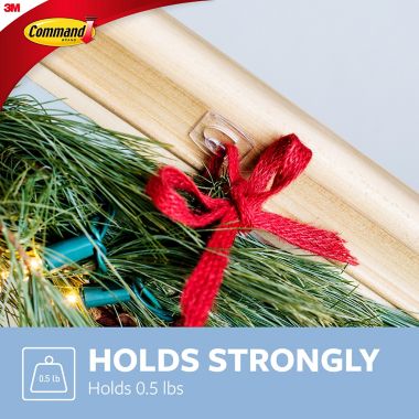 3M Command&trade; Clear Mini Hooks (Set of 18). View a larger version of this product image.