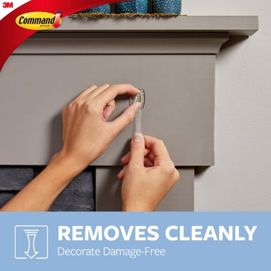 3M Command&trade; Clear Mini Hooks (Set of 18). View a larger version of this product image.