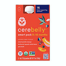 Cerebelly™ 8-9 Months Organic 3-Pack 4 oz. Assorted Baby Food Puree