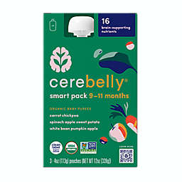 Cerebelly™ 10-11 Months Organic 3-Pack 4 oz. Assorted Baby Food Puree