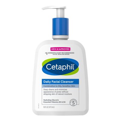 Cetaphil&reg; 16 oz. Daily Facial Cleanser For Normal to Oily Skin