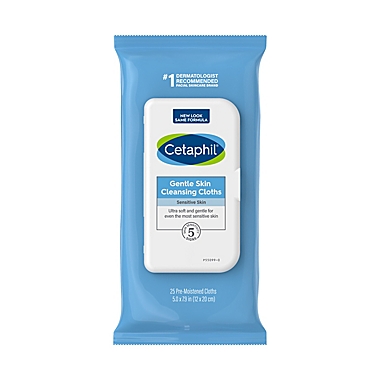 Cetaphil&reg; 25-Count Gentle Skin Cleansing Cloths. View a larger version of this product image.