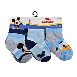 Disney® Mickey Mouse & Friends Size 12-24M 6-Pack Socks