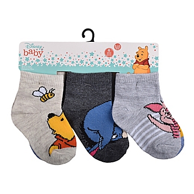 Assorted WINNIE THE POOH unisex baby Winnie the Pooh 5 Pack Shorty Socks 