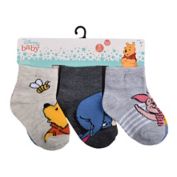 Disney Baby&reg; 6-Pack Winnie The Pooh The Wood Crew Socks