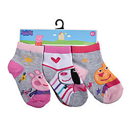 Peppa Pig™ Size 2T-4T 6-Pack Best Playmates Socks