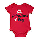Alternate image 0 for Baby Starters&reg; Newborn &quot;My First Valentine&#39;s Day&quot; Bodysuit in Red