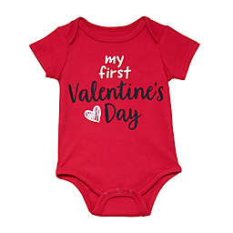 Baby Starters® "My First Valentine's Day" Bodysuit in Red