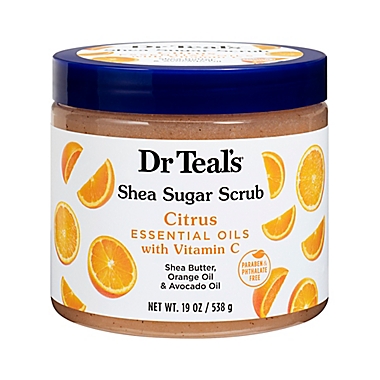 Dr. Teal&#39;s&reg; 19 oz. Shea Sugar Scrub with Citrus, Vitamin C, and Essential Oils. View a larger version of this product image.