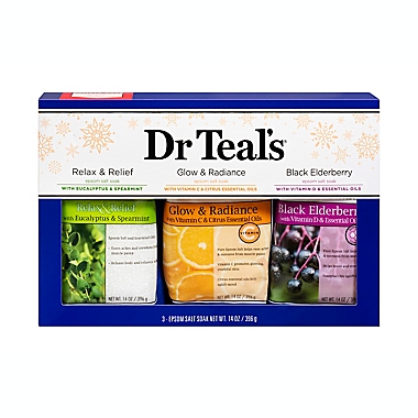 Dr. Teal&#39;s&reg; 3-Piece Salt Bath and Body Gift Set. View a larger version of this product image.