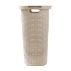 Alternate image 5 for Mind Reader 60-Liter Laundry Hamper in Ivory White