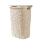 Alternate image 0 for Mind Reader 60-Liter Laundry Hamper in Ivory White