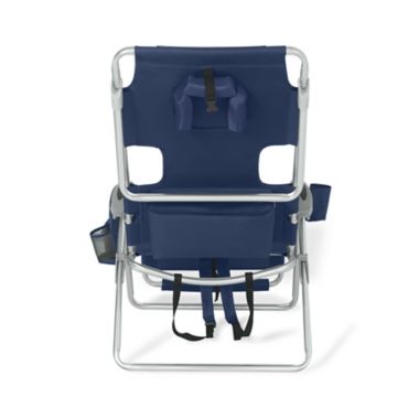 Ostrich&reg; 3-in-1 Backpack Beach Chair in Blue. View a larger version of this product image.
