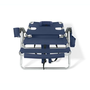 Ostrich&reg; 3-in-1 Backpack Beach Chair in Blue. View a larger version of this product image.