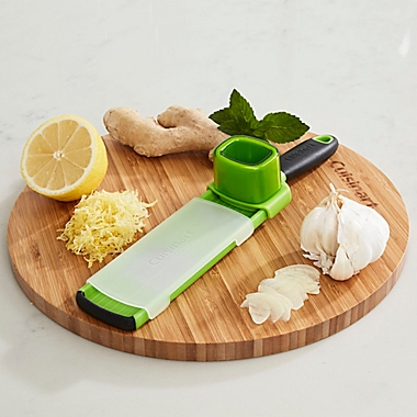 Cuisinart&reg; 2-in-1 Garlic Slicer and Grater in Green. View a larger version of this product image.
