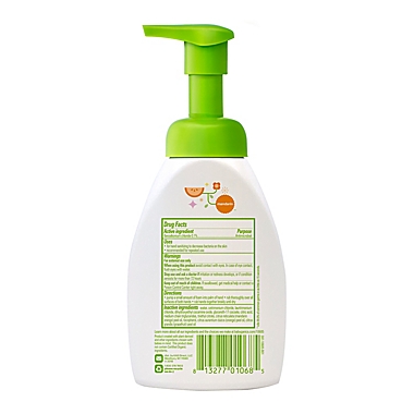 Babyganics&reg;  8.45 oz. Alcohol-Free Foaming Hand Sanitizer in Mandarin. View a larger version of this product image.