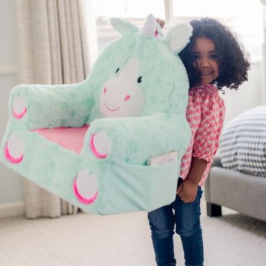 Soft Landing&trade; Premium Sweet Seats&trade; Unicorn Character Chair. View a larger version of this product image.