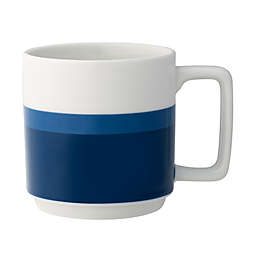 Noritake® ColorStax Stripe 16 oz. Mugs in Blue (Set of 4)