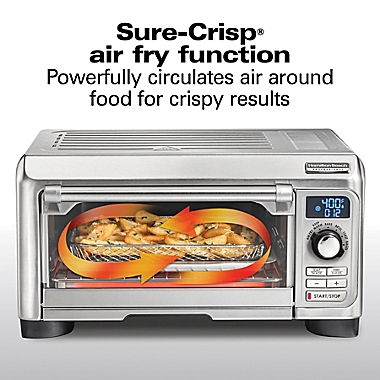 Hamilton Beach&reg; Sure-Crisp&reg; Stainless Steel Air Fry Digital Toaster Oven. View a larger version of this product image.