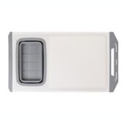 Our Table&trade; Over The Sink Cutting Board in Grey