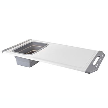 Our Table&trade; Over The Sink Cutting Board in Grey. View a larger version of this product image.